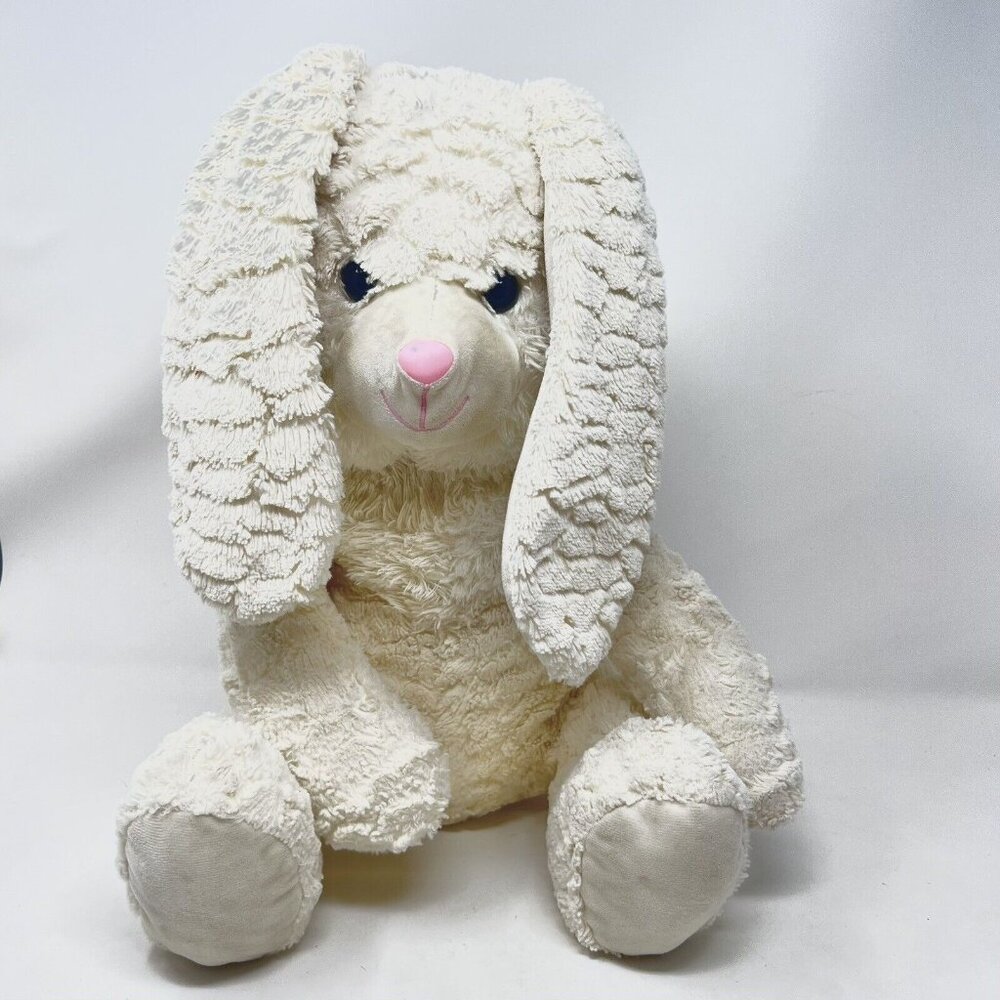 Bob Der Bär White Rabbit Plush Stuffed Made in Germany 16" Kuschelweich